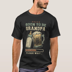 Camiseta Abuelo Pronto a Ser, Anuncio de Bebé, Esperando 