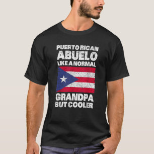 Camiseta Abuelo puertorriqueño Abuelo Abuelo Puer Bandera