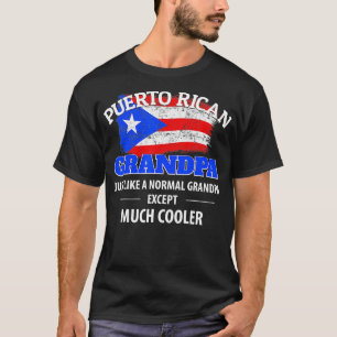 Camiseta Abuelo puertorriqueño mucho más frío en Puerto Ric