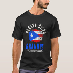 Camiseta Abuelo puertorriqueño: Orgullo de la bandera de P