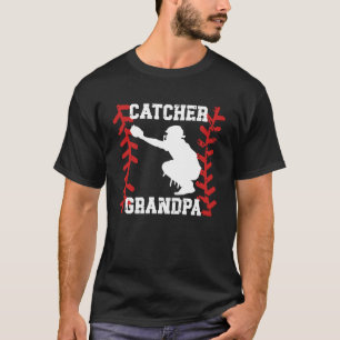 Camiseta Abuelo Receptor de Béisbol Abuelo Receptor de Béis
