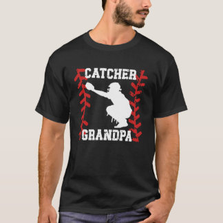Camiseta Abuelo Receptor de Béisbol Abuelo Receptor de Béis