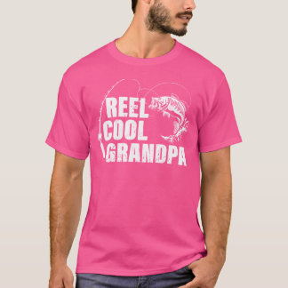 Camiseta Abuelo Reel Guay Con Pescado Y Arco De Pesca