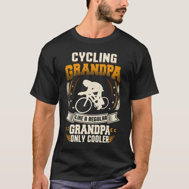 Camiseta Abuelo regular de ciclo del abuelo solamente más (Anverso)