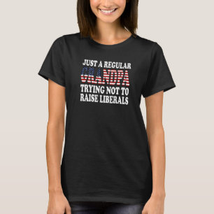 Camiseta Abuelo Republicano Regular Que Intenta No Rais
