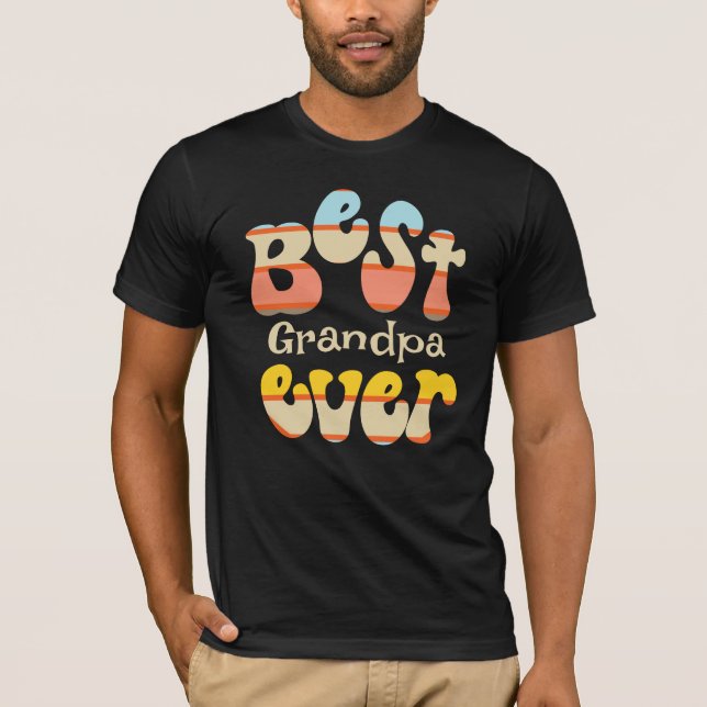 Camiseta Abuelo Retro Increíble (Anverso)