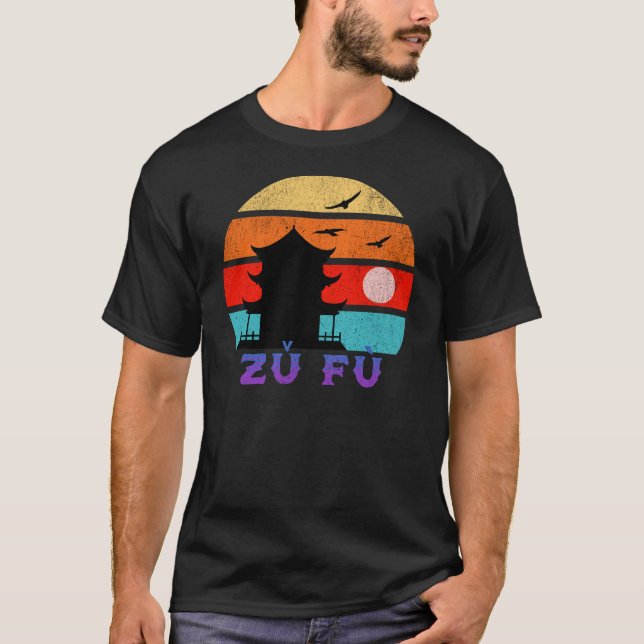 Camiseta Abuelo Retro Sunset (Anverso)