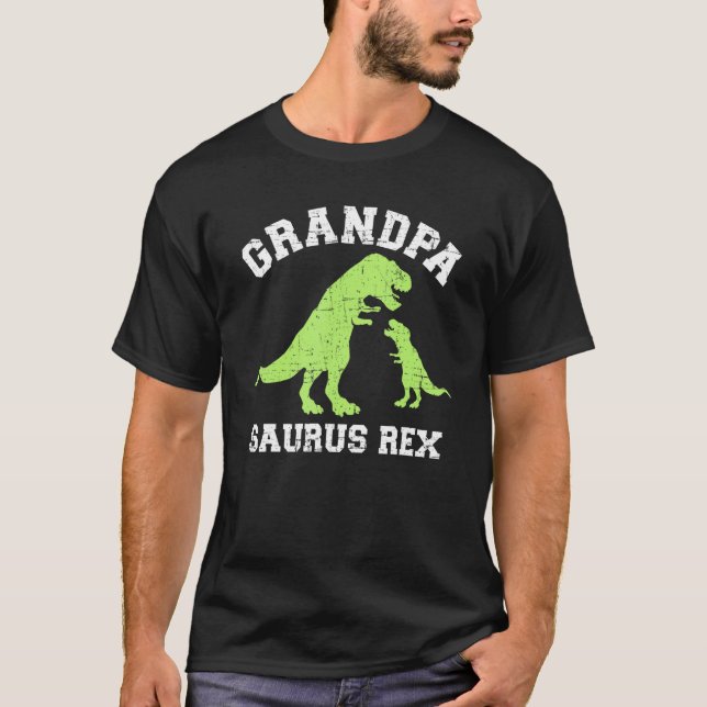 Camiseta Abuelo rex dinosaurio para el abuelo (Anverso)