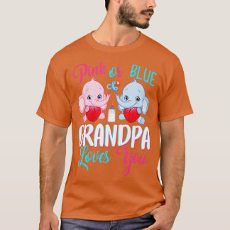 Camiseta Abuelo Rosa O Azul Te Ama El Gend De Elefantes-Beb