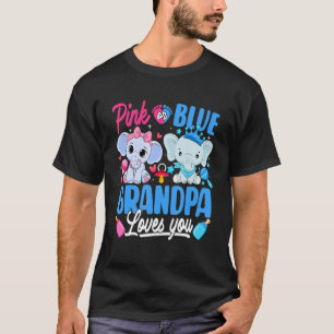 Camiseta Abuelo Rosa o Azul Te Ama Revelación de Género Ele