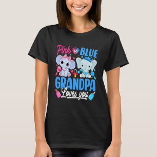 Camiseta Abuelo Rosa o Azul Te Ama Revelación de Género Ele