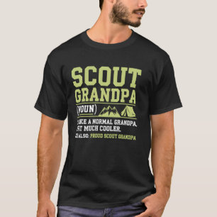 Camiseta Abuelo Scout Divertido Regalo Camping Senderismo M