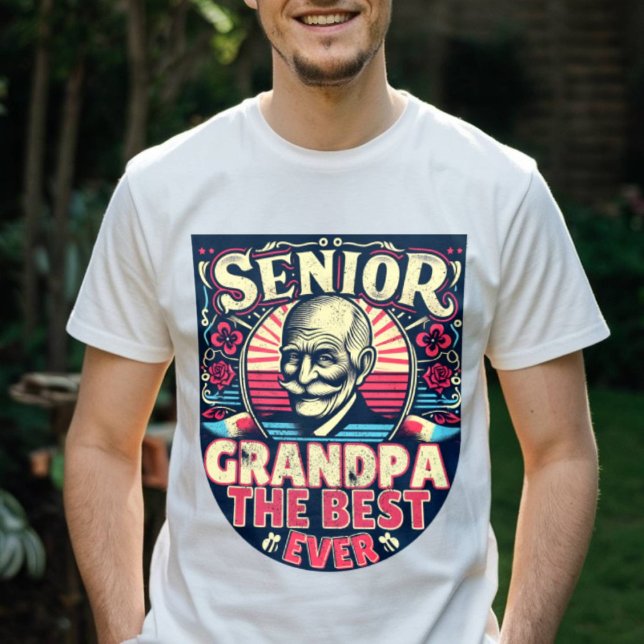 Camiseta Abuelo Senior El mejor graduado de papá moderno de (Subido por el creador)