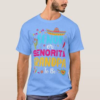 Camiseta Abuelo Senor O Señorita Para Ser Gend Fiesta Estad