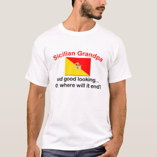 Camiseta Abuelo siciliano apuesto