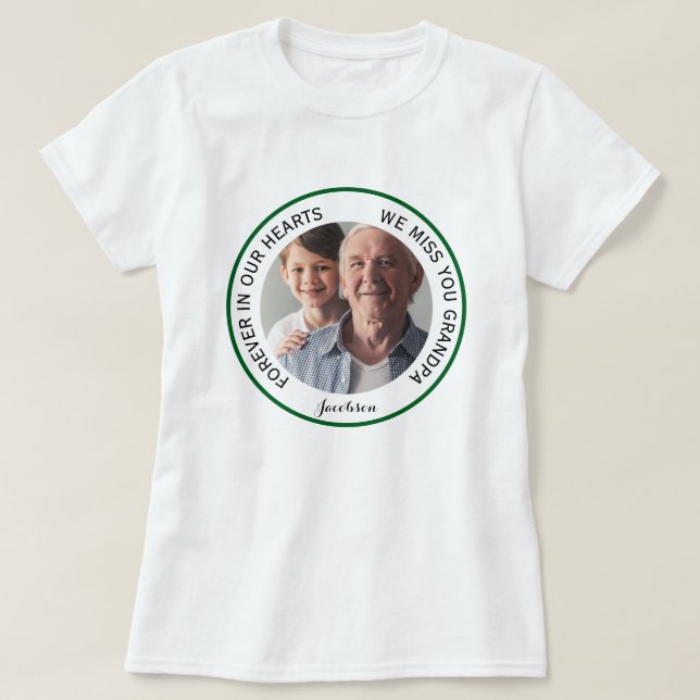 Camiseta Abuelo simple para siempre en nuestro monumento co
