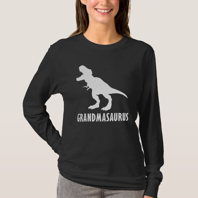 Camiseta Abuelo T Rex Dinosaur Abuela Saurus Madre (Anverso)