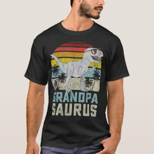 Camiseta Abuelo T Rex Dinosaur Abuelo Familia Saurus