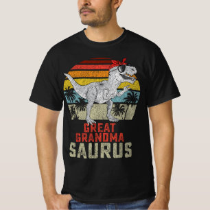 Camiseta Abuelo T Rex Dinosaurio Gran Abuela Sauro