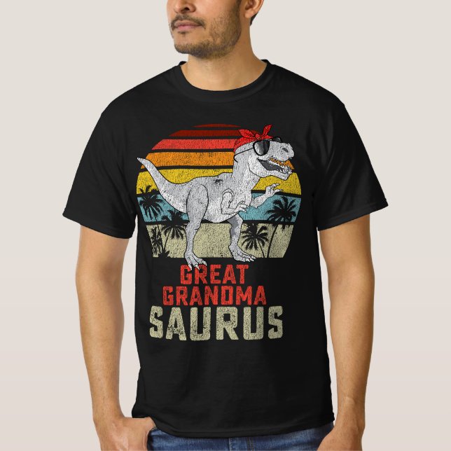 Camiseta Abuelo T Rex Dinosaurio Gran Abuela Sauro (Anverso)