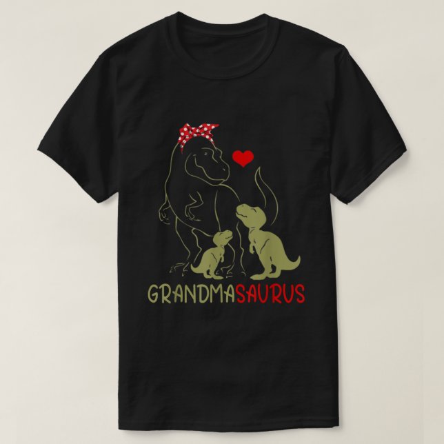 Camiseta Abuelo T Shirt Rex Abuela Saurus Dinosau (Diseño del anverso)