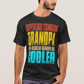 Camiseta Abuelo técnico criptológico como abuelo pero
