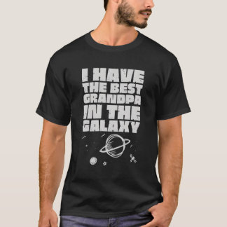 Camiseta Abuelo Tengo El Mejor Abuelo De La Galaxia