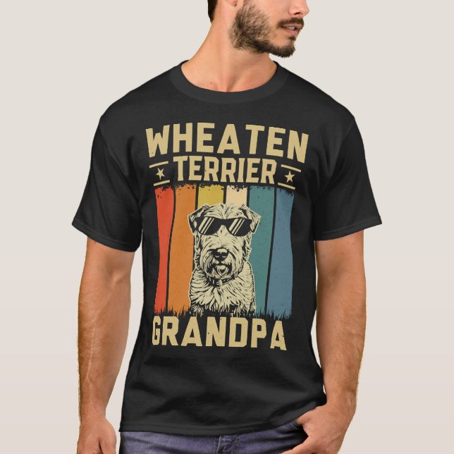 Camiseta Abuelo Terrier Wheaten (Anverso)