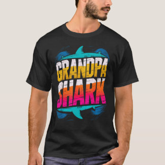 Camiseta Abuelo Tiburón tiburón gracioso que combina famili
