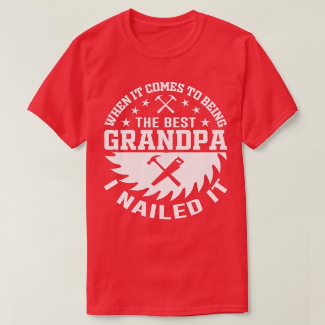 Camiseta Abuelo trabajador de la madera (Diseño del anverso)