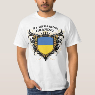Camiseta Abuelo ucraniano del número uno