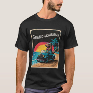 Camiseta Abuelo Vintage Dinosaur Grandpasaurus Classic Gra