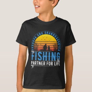 Camiseta Abuelo Y Abuela Pesca De Buques De Por Vida