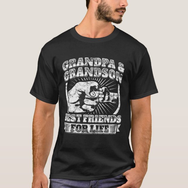Camiseta Abuelo Y Abuelo Regalo A Familia Abuelo Pistola (Anverso)
