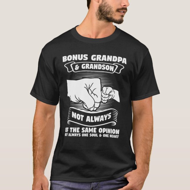 Camiseta Abuelo y nieto no siempre dan un paso a Gran Herma (Anverso)