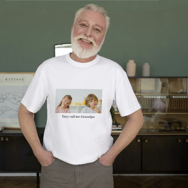 Camiseta Abuelos Abuela Abuela Personalizar foto (Subido por el creador)