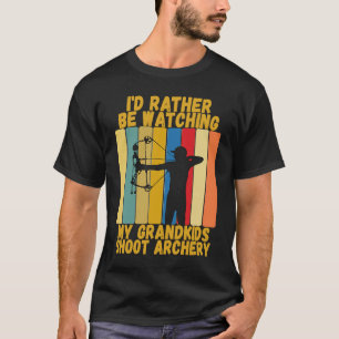 Camiseta Abuelos Antiguos Prefieren Ver a sus Nietos Archer