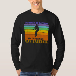 Camiseta Abuelos Antiguos Prefieren Ver a sus Nietos Jugar 