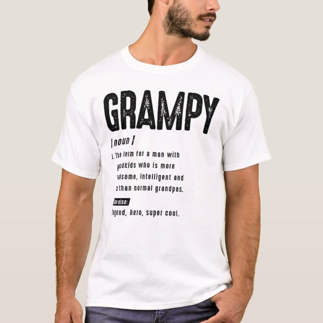 Camiseta Abuelos - Definición Grampy (Anverso)