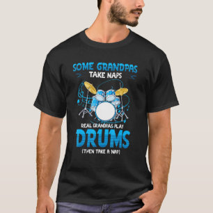 Camiseta Abuelos del abuelo del baterista toman Naps Real G
