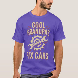 Camiseta Abuelos geniales para coches amigo mecánico de coc