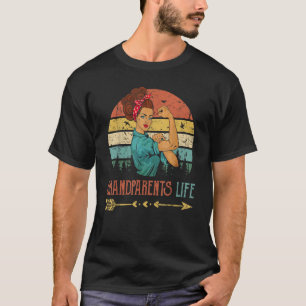 Camiseta Abuelos Life Women Rosie Vintage Retro Decoración