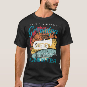 Camiseta Abuelos simples Serenade Tuba - Tee lúdico para Gr