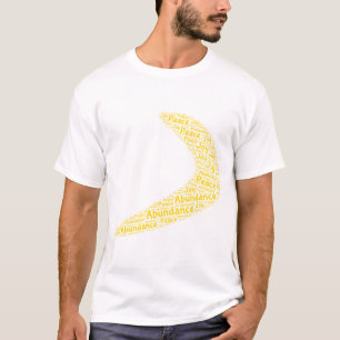 Camiseta Abundancia de boomerang, paz, alegría