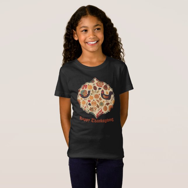 Camiseta Abundancia de otoño (Anverso completo)