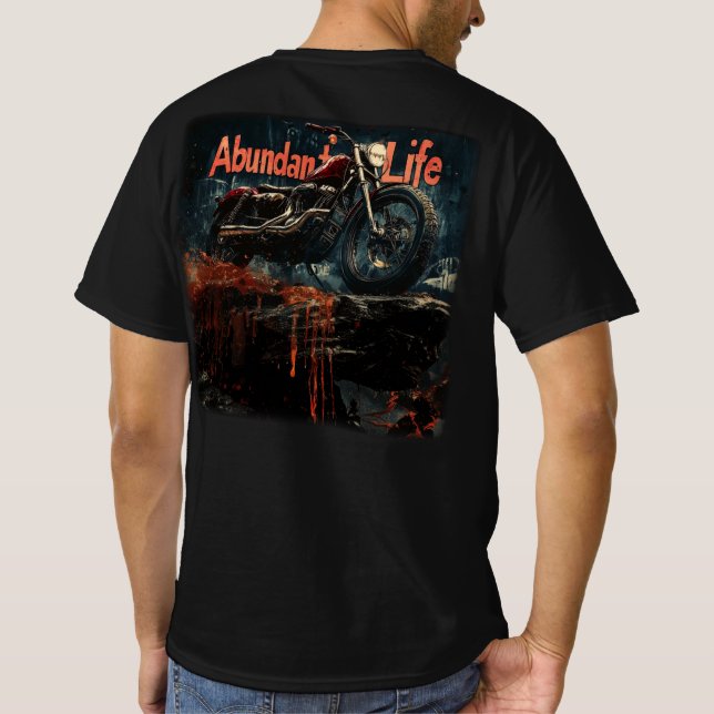 Camiseta Abundant Life Biker Back (Reverso)