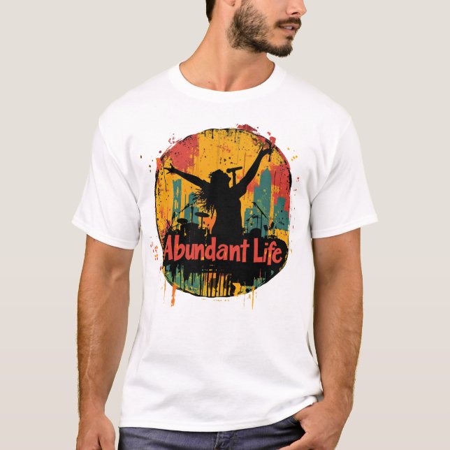 Camiseta Abundant Life Canta (Front) (Anverso)