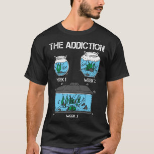 Camiseta Abundante Acuario Acuario Tanque Adicción Pescado 