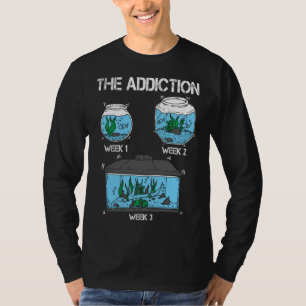 Camiseta Abundante Acuario Acuario Tanque Adicción Pescado 