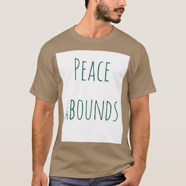 Camiseta Abundantes de paz (Anverso)